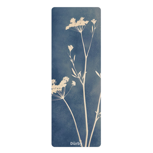 Botanical Cyanotype Yoga Mat