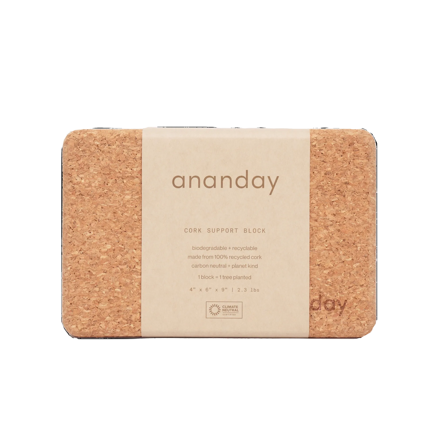 Cork Yoga Block